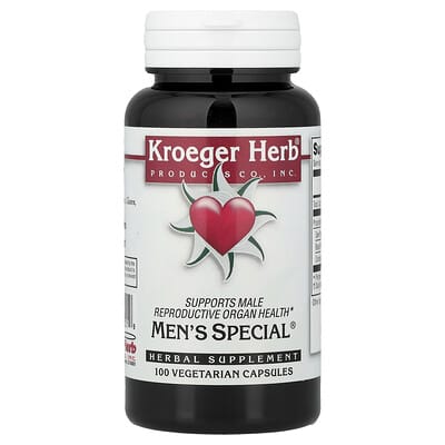 Kroeger Herb Co, Men's Special®, 100 Vegetarian Capsules