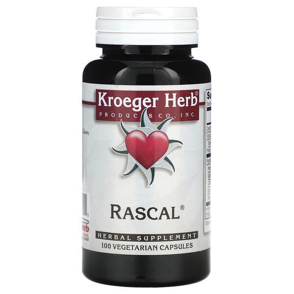 Kroeger Herb Co Rascal, 100 Vegetarian Capsules