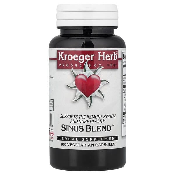 Kroeger Herb Co, Sinus Blend™, 100 Vegetarian Capsules — product photo 1