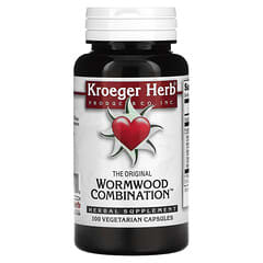 Kroeger Herb Co, The Original Wormwood Combination, die Original-Wermut-Mischung, 100 vegetarische Kapseln