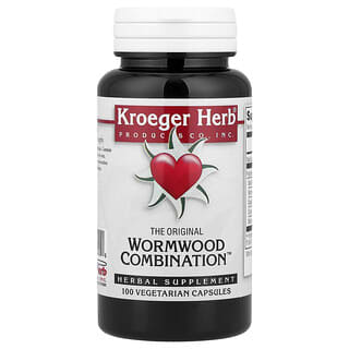 Kroeger Herb Co, The Original Wormwood Combination, 100 Vegetarian Capsules