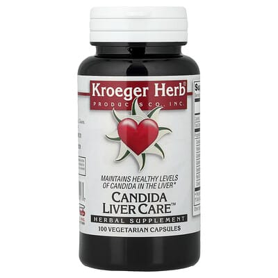 Kroeger Herb Co, Candida Liver Care™, 100 Vegetarian Capsules