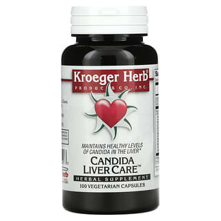 Kroeger Herb Co, Candida Liver Care, 100 Vegetarian Capsules