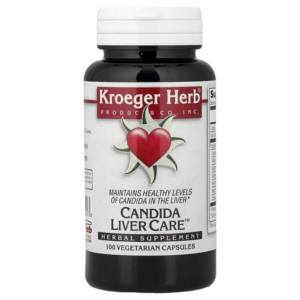 Kroeger Herb Co, Candida Liver Care™, 베지 캡슐 100정