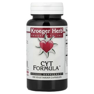 Kroeger Herb Co, Formula CYT, 100 Kapsul Vegetarian