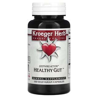 Kroeger Herb Co, Healthy Gut, 100 capsule vegetariane