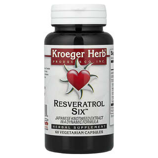 Kroeger Herb Co, Resveratrol Six™, 60 de capsule vegetale