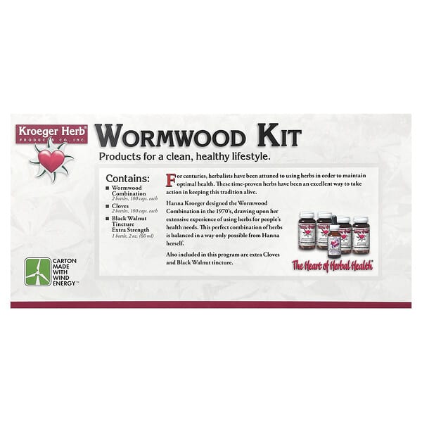Wormwood Kit, 5 Piece Kit