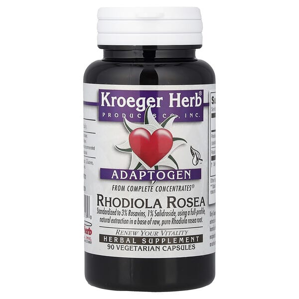 Kroeger Herb Co, Complete Concentrates®, 홍경천, 베지 캡슐 90정