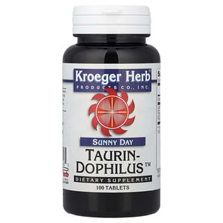 Kroeger Herb Co, Día soleado, Taurina-Dophilus`` 100 comprimidos