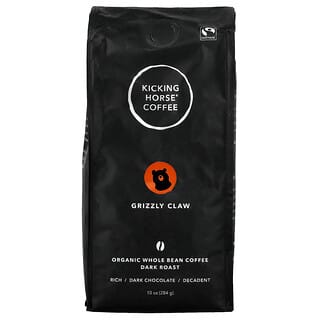 Kicking Horse, Grizzly Claw, caffè biologico, chicchi interi, tostatura scura, 284 g