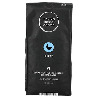 Kicking Horse, Decaf, Organic Whole Bean Coffee, Bio-Kaffee mit ganzen Bohnen, entkoffeiniert, 284 g (10 oz.)