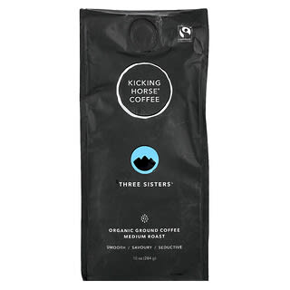 Kicking Horse, Three Sisters®, Organic Ground Coffee, Medium Roast, 10 oz (284 g)