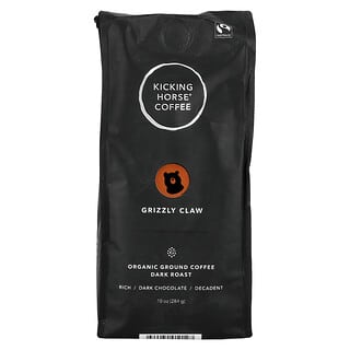 Kicking Horse, Grizzly Claw, Organic Coffee, Ground, Dark Roast, 284 g (10 oz)