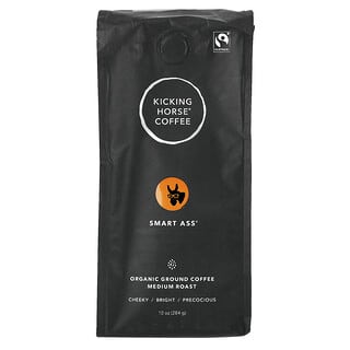 Kicking Horse, Smart Ass®, Organic Coffee, Ground, Medium Roast, 10 oz (284 g)