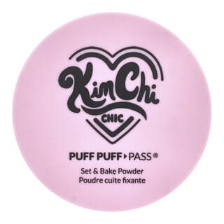 KimChi Chic Beauty, Puff Puff Pass®, Polvo para fijar y hornear, PPP01 Marfil más un toque de lavanda = ivander, 24 g (0,85 oz)