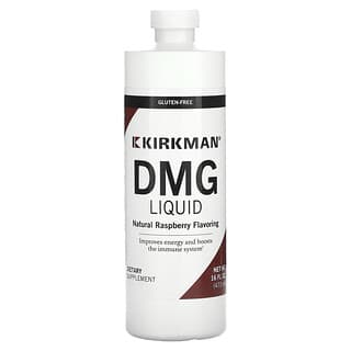 Kirkman Labs, DMG Líquido, Frambuesa natural, 473 ml (16 oz. Líq.)