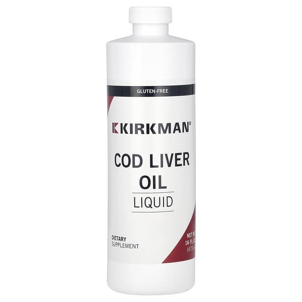 Cod Liver Oil Liquid, 16 fl oz (473 ml)
