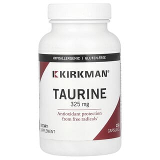 Kirkman Labs, Taurine, 325 mg, 250 Capsules