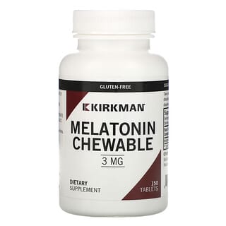 Kirkman Labs, Жевательные таблетки с мелатонином, 3 мг, 150 таблеток