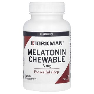 Kirkman Labs, Mélatonine à croquer, 3 mg, 150 comprimés