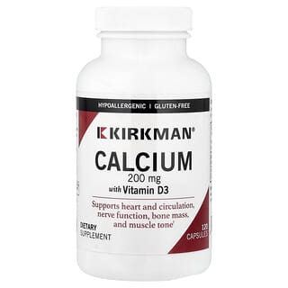 Kirkman Labs, кальций с витамином D3, 120 капсул