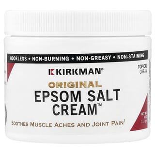 Kirkman Labs, Original Epsom Salt Cream, 4 oz (113 g)