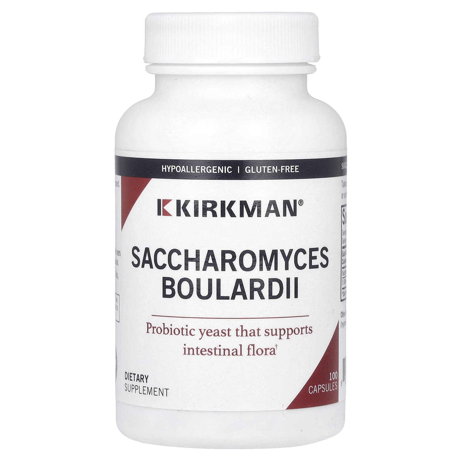 How Much Saccharomyces Boulardii Should I Take Kirkman Labs, Saccharomyces Boulardii, 100 Capsules