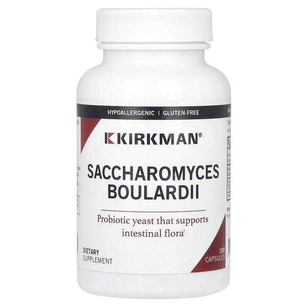 Kirkman Labs, 布拉酵母菌，100 粒膠囊