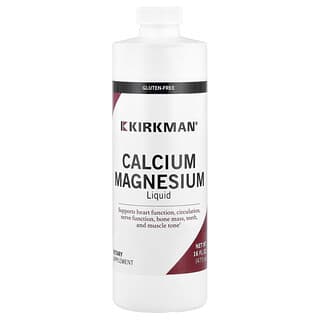 Kirkman Labs, Calciu Magneziu Lichid, 16 fl oz (473 ml)