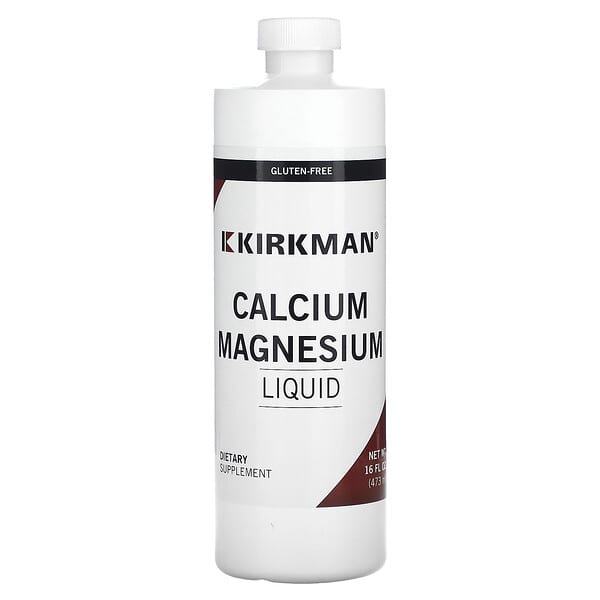 Kirkman Labs Calcium Magnesium Liquid, 16 fl oz (473 ml)