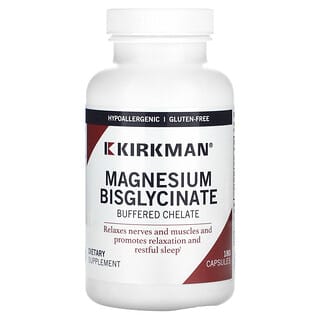 Kirkman Labs, Magnesium Bisglycinate Buffered Chelate, 180 Capsules