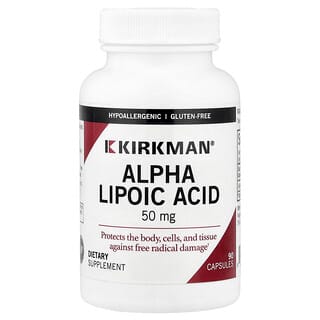 Kirkman Labs, Alpha-Lipoic Acid, 50 mg, 90 Capsules