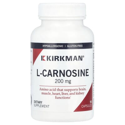 Kirkman Labs, L-Carnosine, 200 mg, 90 Capsules