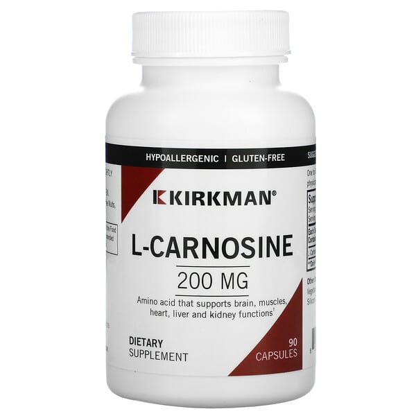 Kirkman Labs, L-カルノシン、200mg、90粒