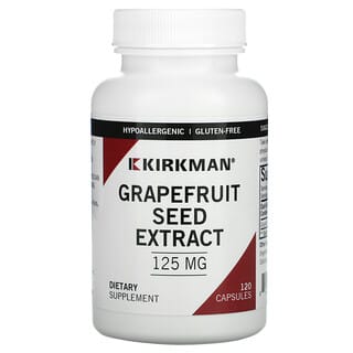 Kirkman Labs, Экстракт из косточек грейпфрута, 125 мг, 120 капсул