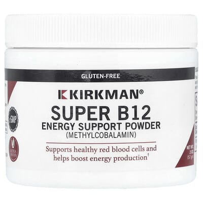 Kirkman Labs, Super B12, Energy Support Powder, 2 oz (57 g)