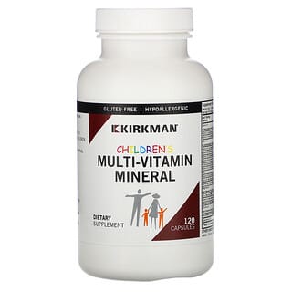 Kirkman Labs, мультивитамины и минералы для детей, 120 капсул