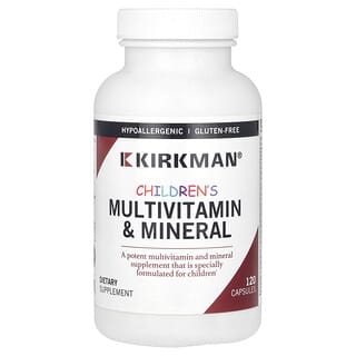 Kirkman Labs, Children's Multivitamin & Mineral, 120 Capsules
