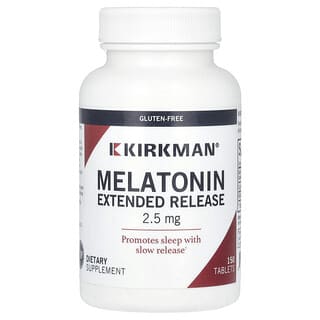 Kirkman Labs, Melatonina de liberación prolongada, 2,5 mg, 150 comprimidos