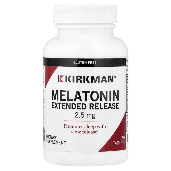 Kirkman Labs, Melatonina de liberación prolongada, 150 comprimidos