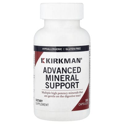 Kirkman Labs, Advanced Mineral Support, 180 Capsules