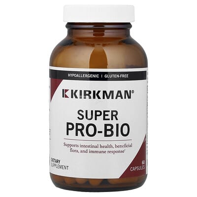 Kirkman Labs, Super Pro-Bio, 60 Capsules