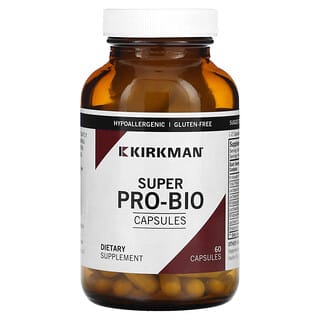 Kirkman Labs, バイオマックス シリーズ、Super Pro-Bio™（スーパー プロバイオ）、60カプセル