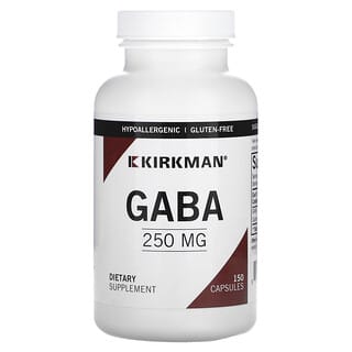 Kirkman Labs, GABA, 250 mg, 150 Capsules