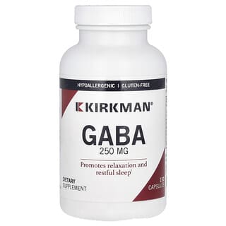 Kirkman Labs, GABA, 250 mg, 150 cápsulas