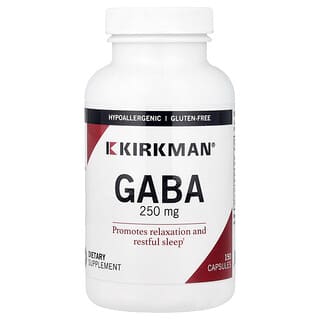 Kirkman Labs, GABA, 250 mg, 150 Capsules