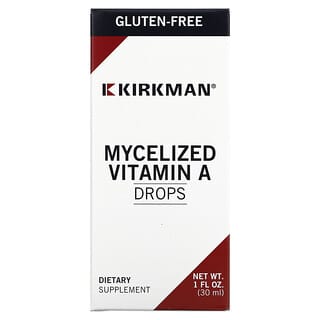 Kirkman Labs, Mycelized قطرة فيتامين (أ)، 1 أونصة سائلة (30 ملل)