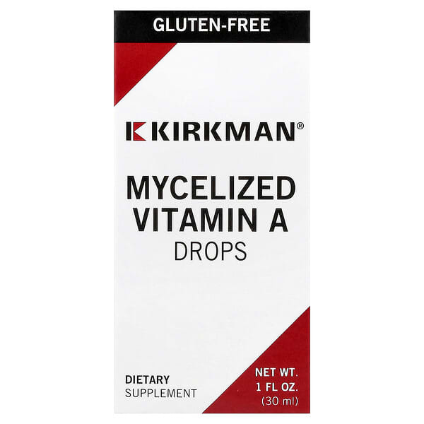 Kirkman Labs, Mycelized Vitamin A Drops, 1 fl oz (30 ml) — product photo 1