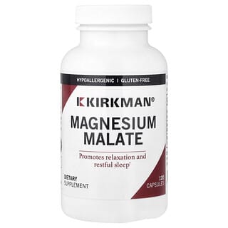 Kirkman Labs, Malato de magnesio, 120 cápsulas (160 mg por cápsula)
